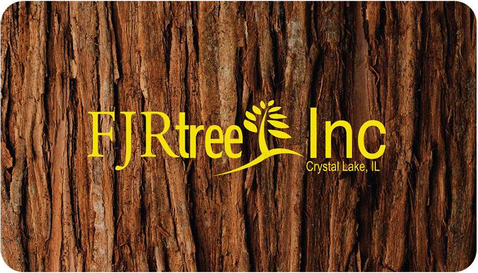 Click here to view the FJR Tree, Inc. Business Card: Back